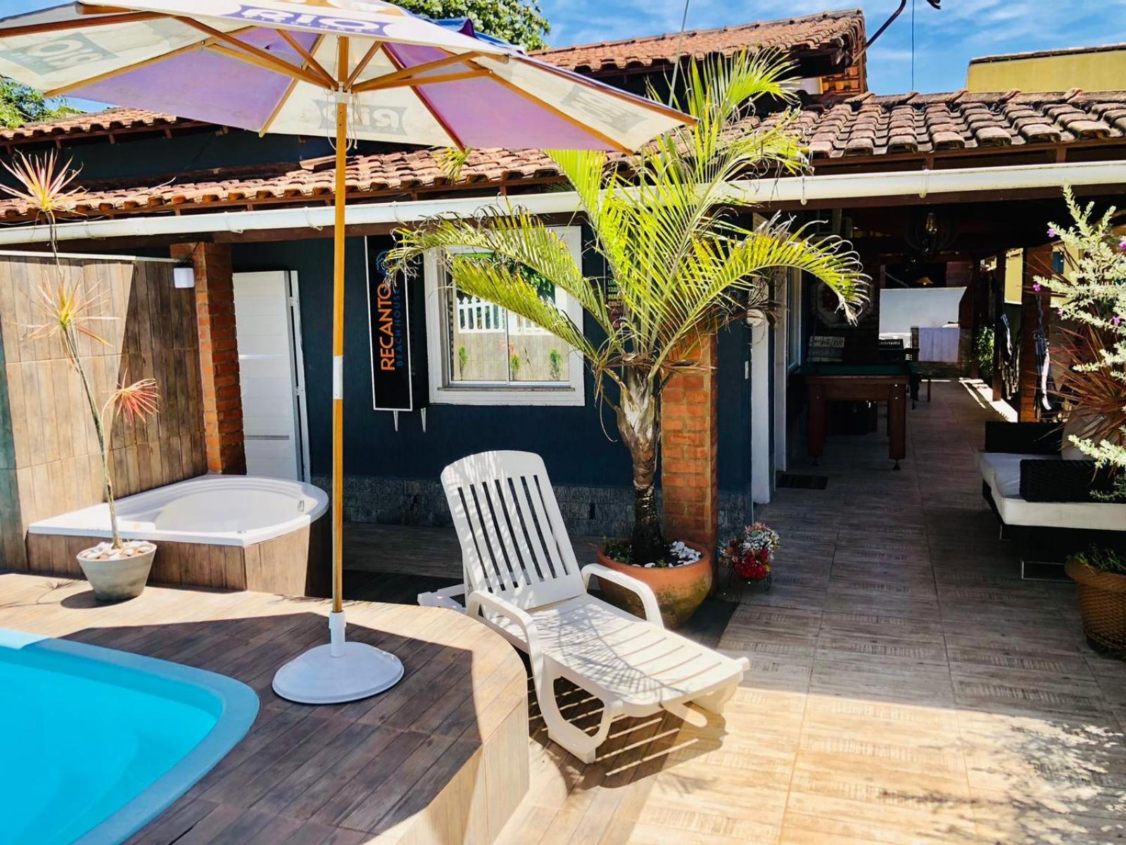 Casa temporada RecantoHouse inteira até 10 pessoas - 1 minuto a pé da praia, com piscina, sinuca e ar condicionado - Condominio Florestinha - Unamar - Cabo Frio Tamoios Exterior foto